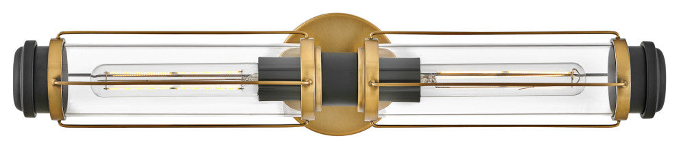 Hinkley Lighting 53182 Masthead 2 Light 24"W Bath Bar - Heritage Brass