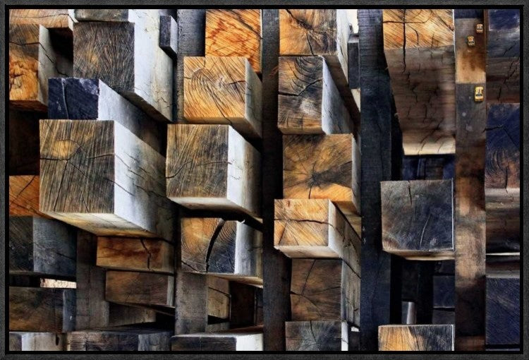"New Oak City" Framed Canvas Giclee by Francois Casanova, 23x16"