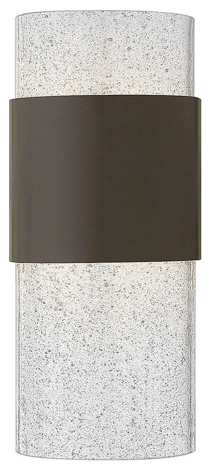 Hinkley Horizon Small Wall Mount Lantern, Buckeye Bronze