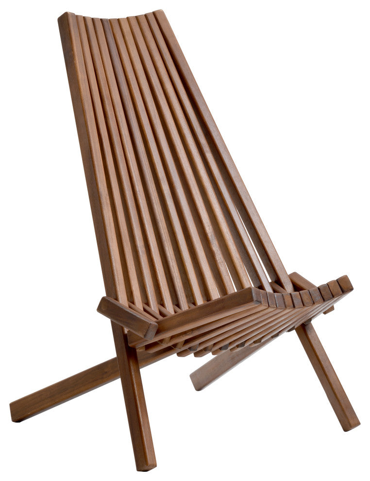 TATEUS stylish Folding wood chair indoor or outdoor