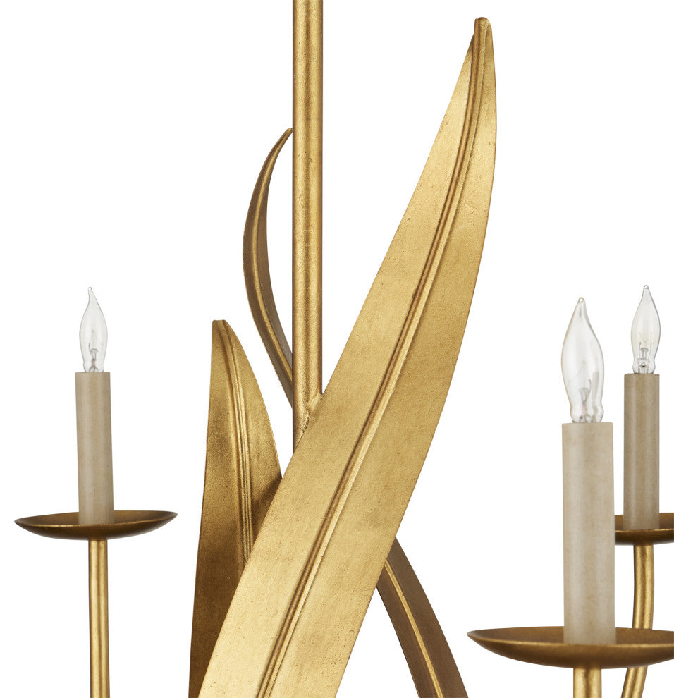 Menefee Large Gold Chandelier