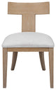 Uttermost Idris Armless Chair Natural 23595