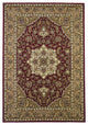 Cambridge 7326 Red, Beige Kashan Medallion, 5'3"x7'7"