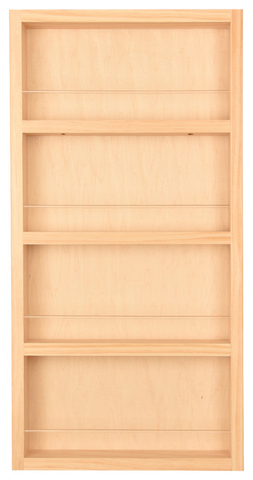 Meadow Unfinished On the Wall Spice Rack 21"h x 11"w x 2.5"d