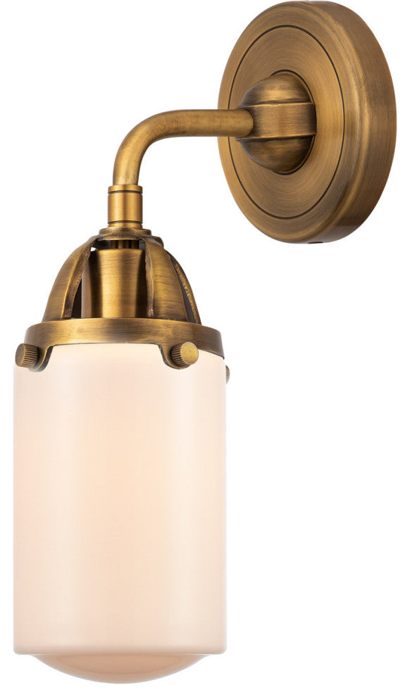 Dover 1 Light 4.5" Sconce, 288-1W-BB-G311, Brushed Brass