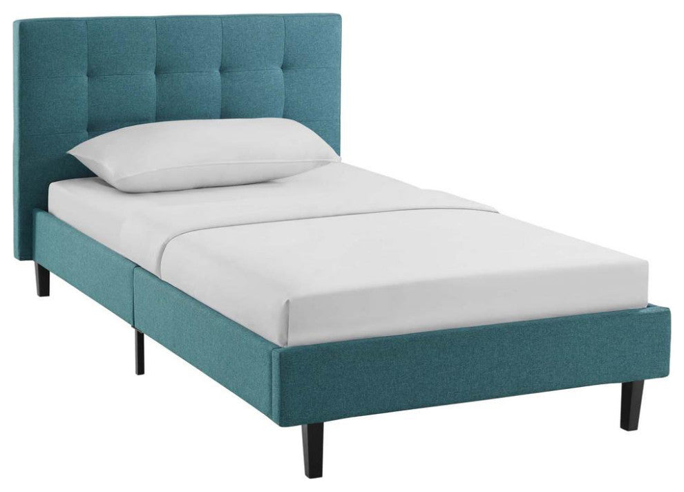 Teal Linnea Twin Bed
