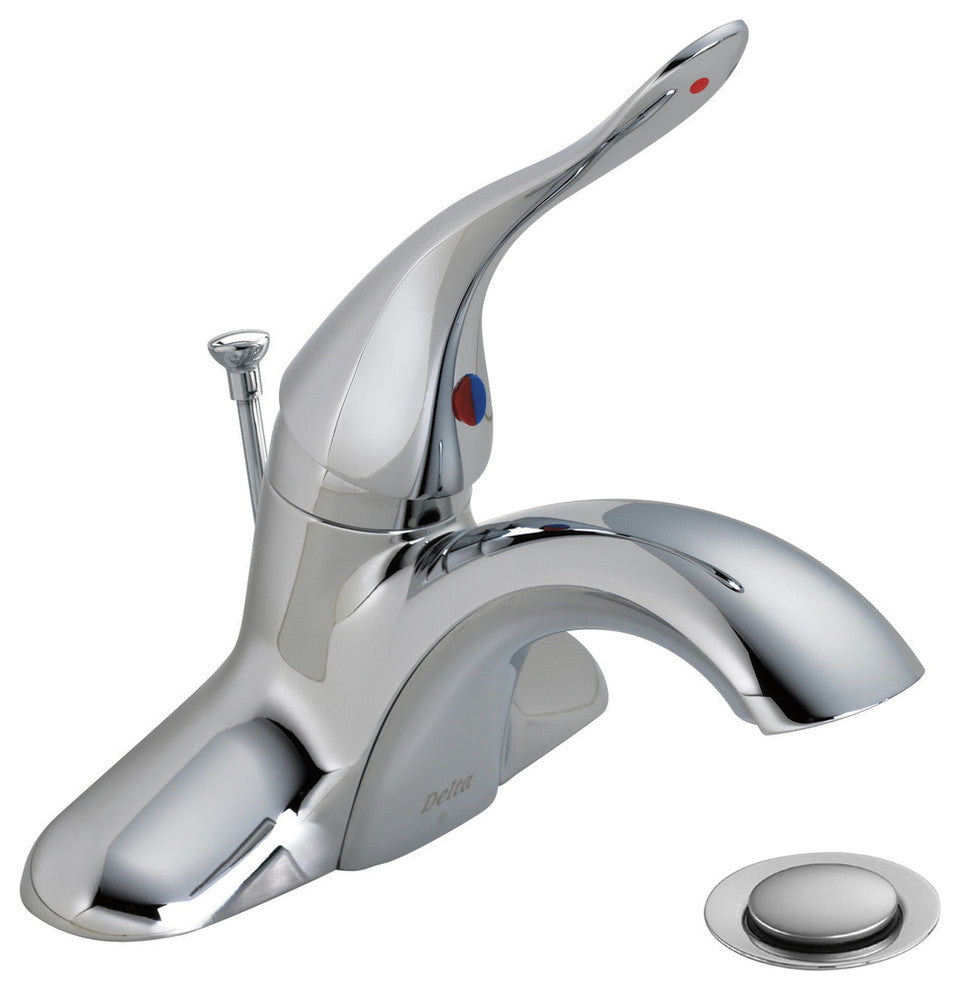 Delta HDF Single Handle Centerset Lavatory Faucet, Chrome, 515LF-HDF