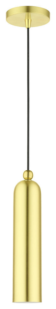 Satin Brass Mid Century Modern, Minimal, Urban, Scandinavian Pendant