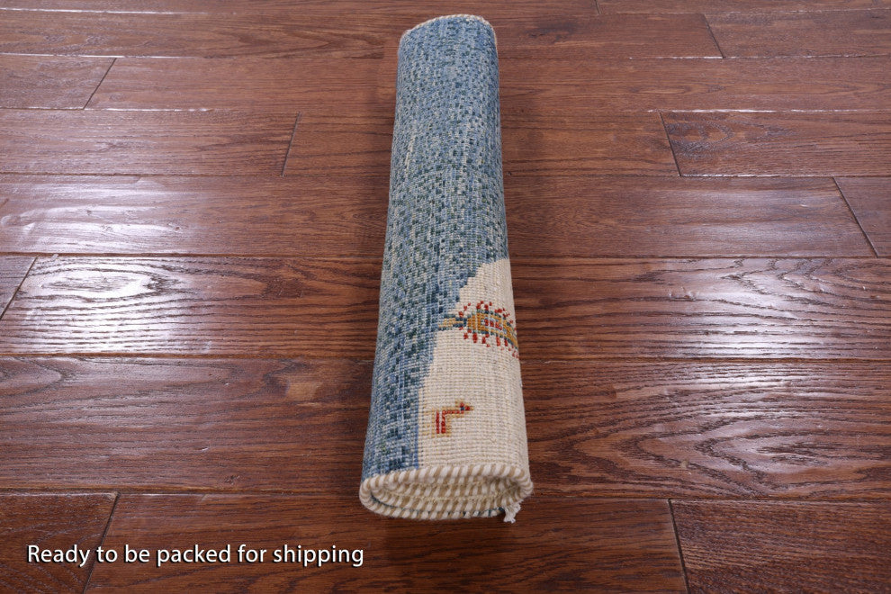 2' 0" X 2' 11" Tribal Persian Gabbeh Handmade Rug - Q12699
