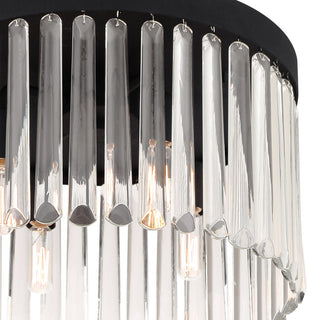 Crystorama Lighting Group EMO-5400 Emory 4 Light 15"W Flush Mount - Modern Gold