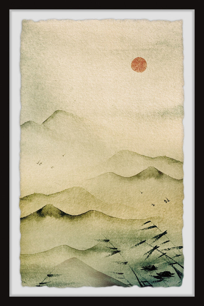 "Born to Explore" Framed Painting Print