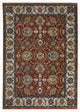 Augustus Panel Medallions Red/ Ivory Indoor Area Rug, Red, 7'10"x10'10"