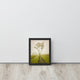 Calming Morning Rural Landscape Framed Photo Paper Wall Art Prints, Black, 8" X 10"
