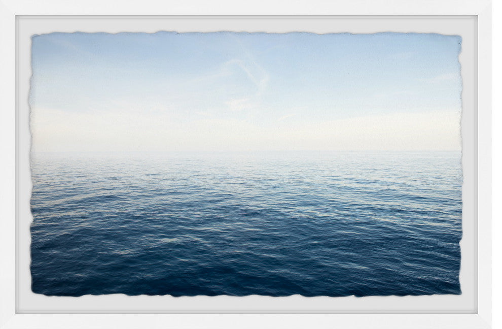 "Shimmering Waves" Framed Painting Print, 36"x24"