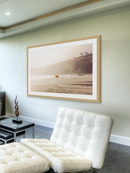 "Surfer Girl" Framed Painting Print, 30"x20"