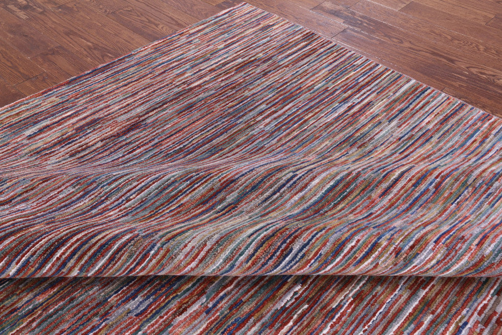 Hand Knotted Persian Gabbeh Wool Rug 8' 0" X 9' 10" Q8598