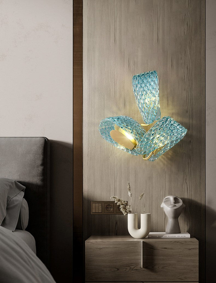 Creative Crystal Wall Lamp in Nordic Style for Living Room, Bedroom, 3 Lights