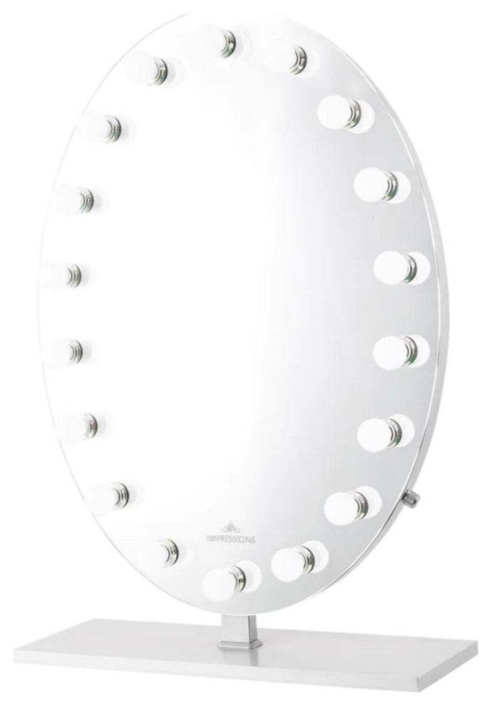 Heiress Pro Vanity Mirror with Lights, Silver