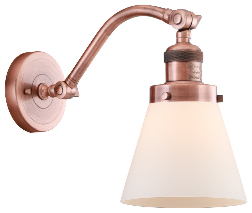 INNOVATIONS LIGHTING 515-1W-AC-G61-LED Small Cone 1 Light Sconce