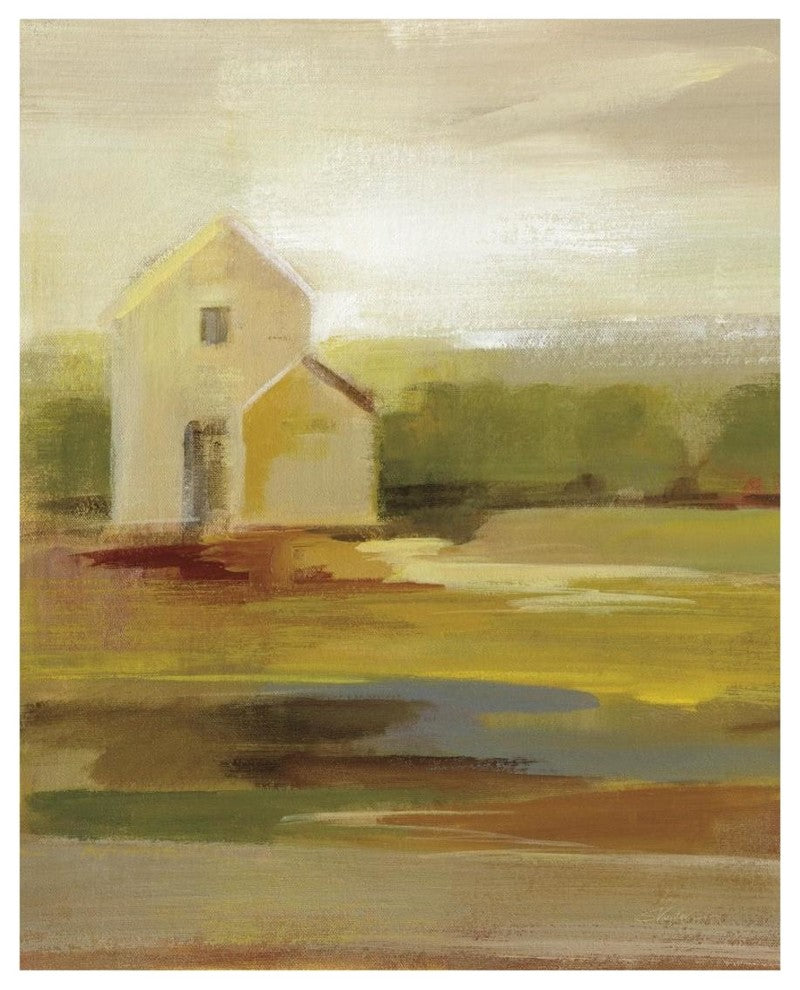 "Hillside Barn I" Digital Paper Print by Silvia Vassileva, 18"x22"