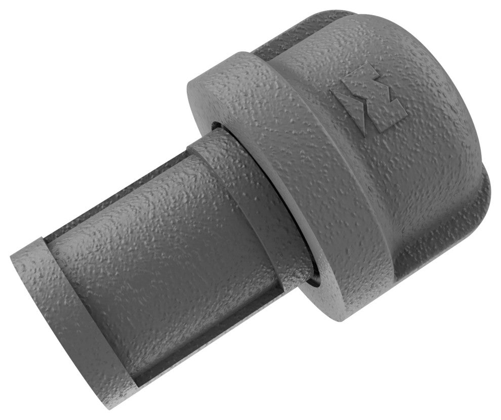 Pipeline 1" Cabinet Knob, Matte Gray
