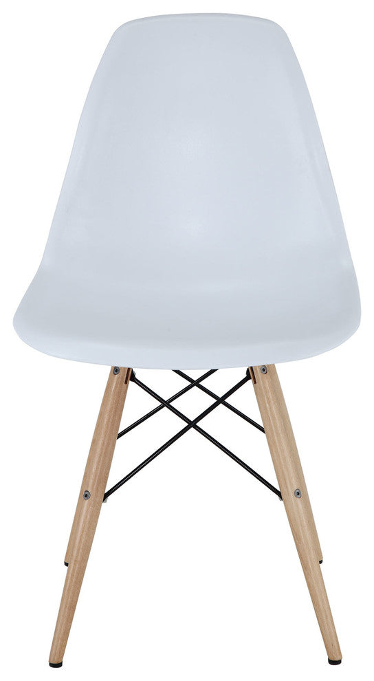 Modern Contemporary Kitchen Dining Side Chair White