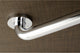 Kingston Brass 12" Decorative ADA Grab Bar, Polished Chrome