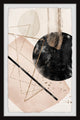 "Black Hole Collision" Framed Painting Print, 30x45