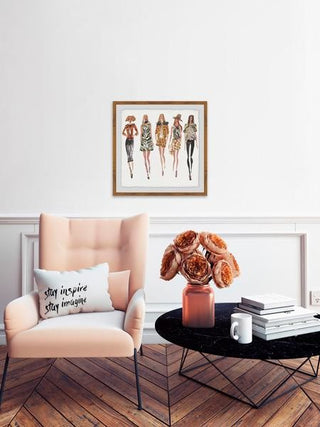 "Animal Style" Framed Painting Print, 24"x24"