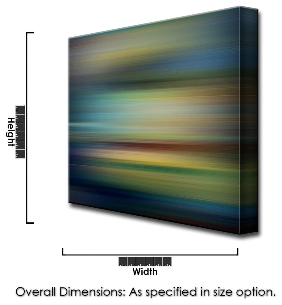 Ready2HangArt 'Blur Stripes' Canvas Wall Art, 20 in. Highx20 in. Wide