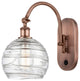 Innovations 518-1W-AC-G1213-8 1-Light Sconce, Antique Copper