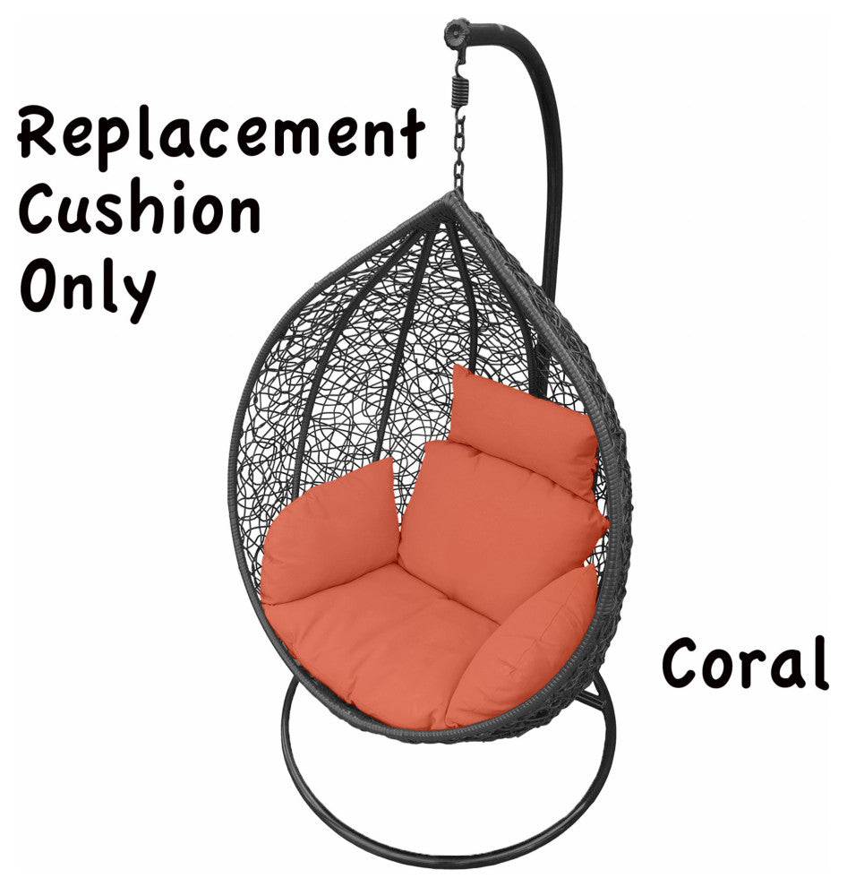 Primo Coral Indoor Outdoor Replacement Cushion for Egg Chair