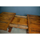 Holbrooke Extendable Rustic Cherry Dining Table, 48x84, 3 Middle Leaves