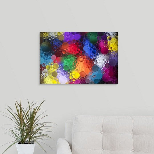 "Color Explosion II" Wrapped Canvas Art Print, 24"x16"x1.5"