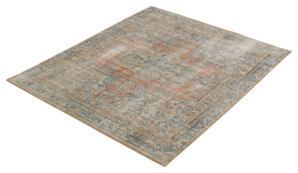 eCarpetGallery Living Room Rug, Beige, 5'3" x 6'7"