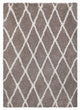 Zoya Area Rug, Gray/White, 5'x7'6"