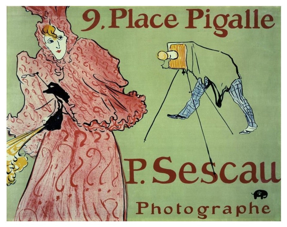 "Caudieux" Digital Paper Print by Henri Toulouse-Lautrec, 24"x18"