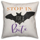 Stop In For A Bite Throw Pillow