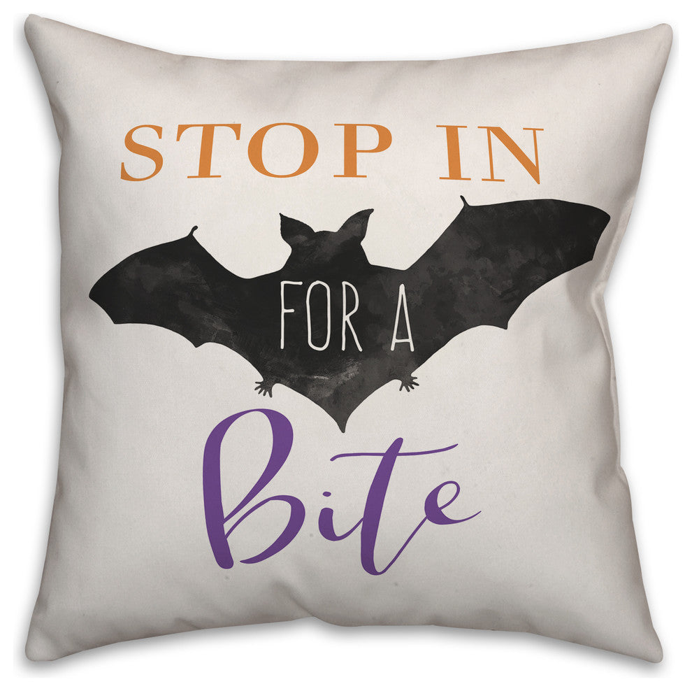 Stop In For A Bite Throw Pillow