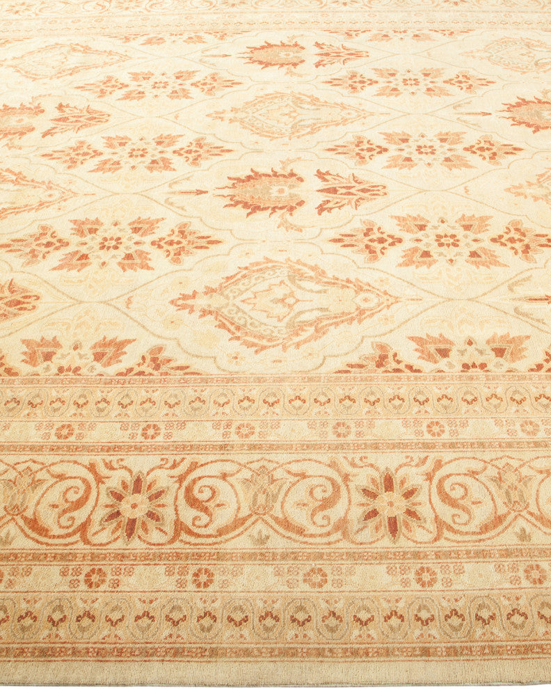 Octavia, One-of-a-Kind Hand-Knotted Area Rug Ivory, 8'2"x10'4"