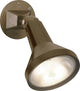1 Light 8" Flood Light , Exterior PAR38 With Adjustable Swivel, Dark Bronze