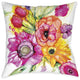Laural Home Summer Florals 18" X 18" Indoor Decorative Pillow