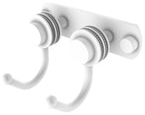 Mercury 2 Position Multi Hook with Dotted Accent, Matte White