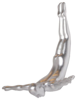 Wall Diver Wall Art, Silver