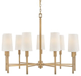 Hinkley Lighting 46456 Fenwick 9 Light 42"W Chandelier - Heritage Brass