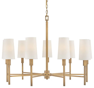 Hinkley Lighting 46456 Fenwick 9 Light 42"W Chandelier - Heritage Brass