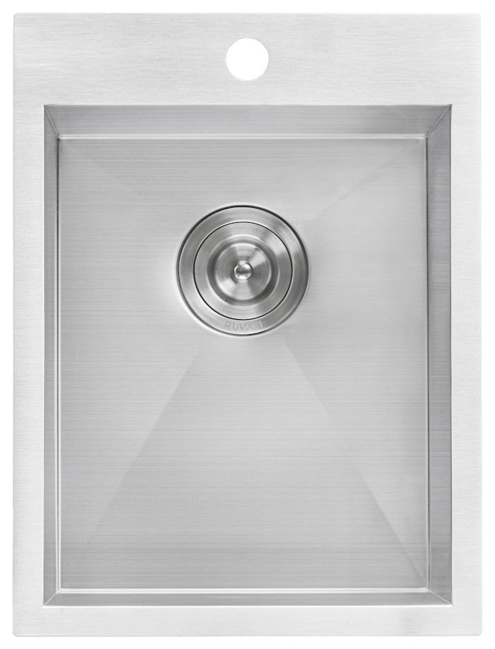 Ruvati RVH8110 15x20" Drop-in Topmount Stainless Steel Bar Prep Sink