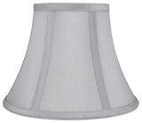 Bell Lamp Shade, 5x9x7", Silver, Single