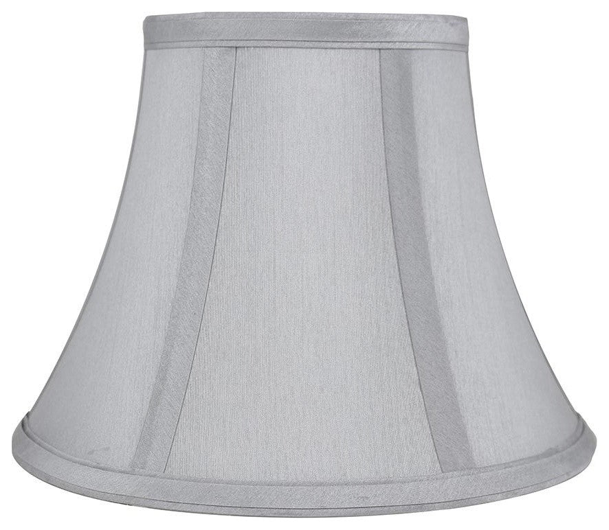 Bell Lamp Shade, 5x9x7", Silver, Single