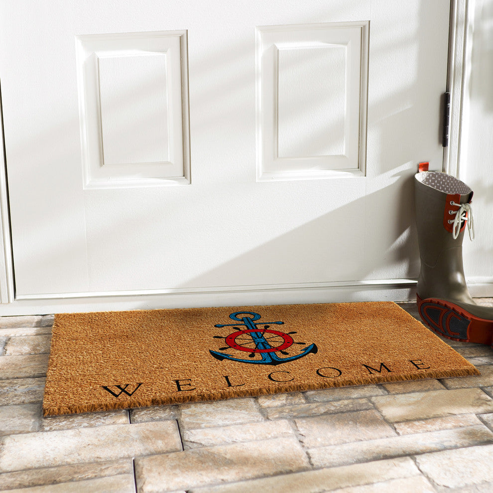 Ships Anchor Welcome Doormat